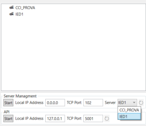 IEC 61850 Server Simulator Server Management